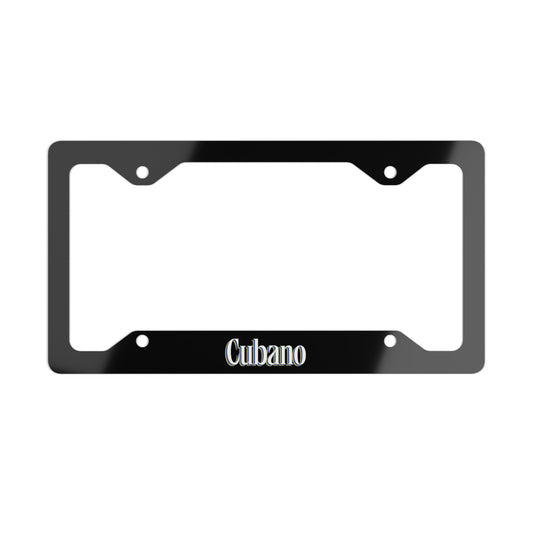 Cubano License Plate Frame