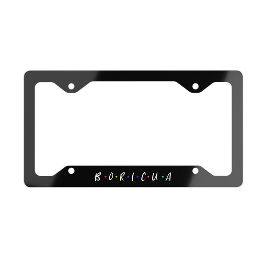 Boricua Metal License Plate